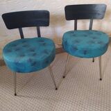 Paire de chaises pelfran rénovées