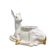Vintage Italian Antica Athena Deer Faun Ceramic Flower Planter c.1980s