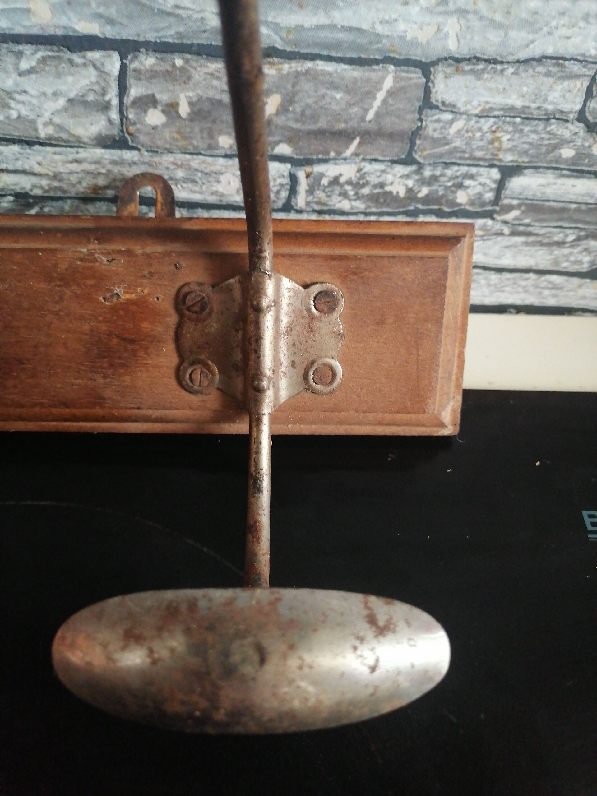 Coat roack old metal wood