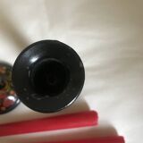 Varnished wooden candle holders