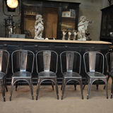 Lot de 6 ancienne chaises Tolix 1950