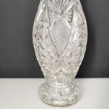 Vase en cristal taillé
