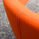 Havana Wing Chair in orange Divina fabric designed by Busk & Hertzog in 2013