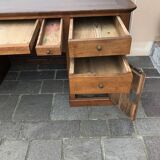 Louis Philippe desk in solid walnut