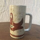 Chope en céramique. Gustave Reynaud. Le Murier. Vallauris