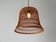 Unique Danish hanging lamp in the shape of a wooden cage, 1960s, Denmark.
