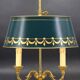 Bronze Bouillotte Lamp in Louis XVI Style with Two Lights "Lucien Gau"