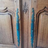 carved solid oak sideboard