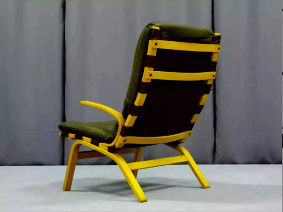 Leather armchair, 1970