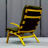 Leather armchair, 1970