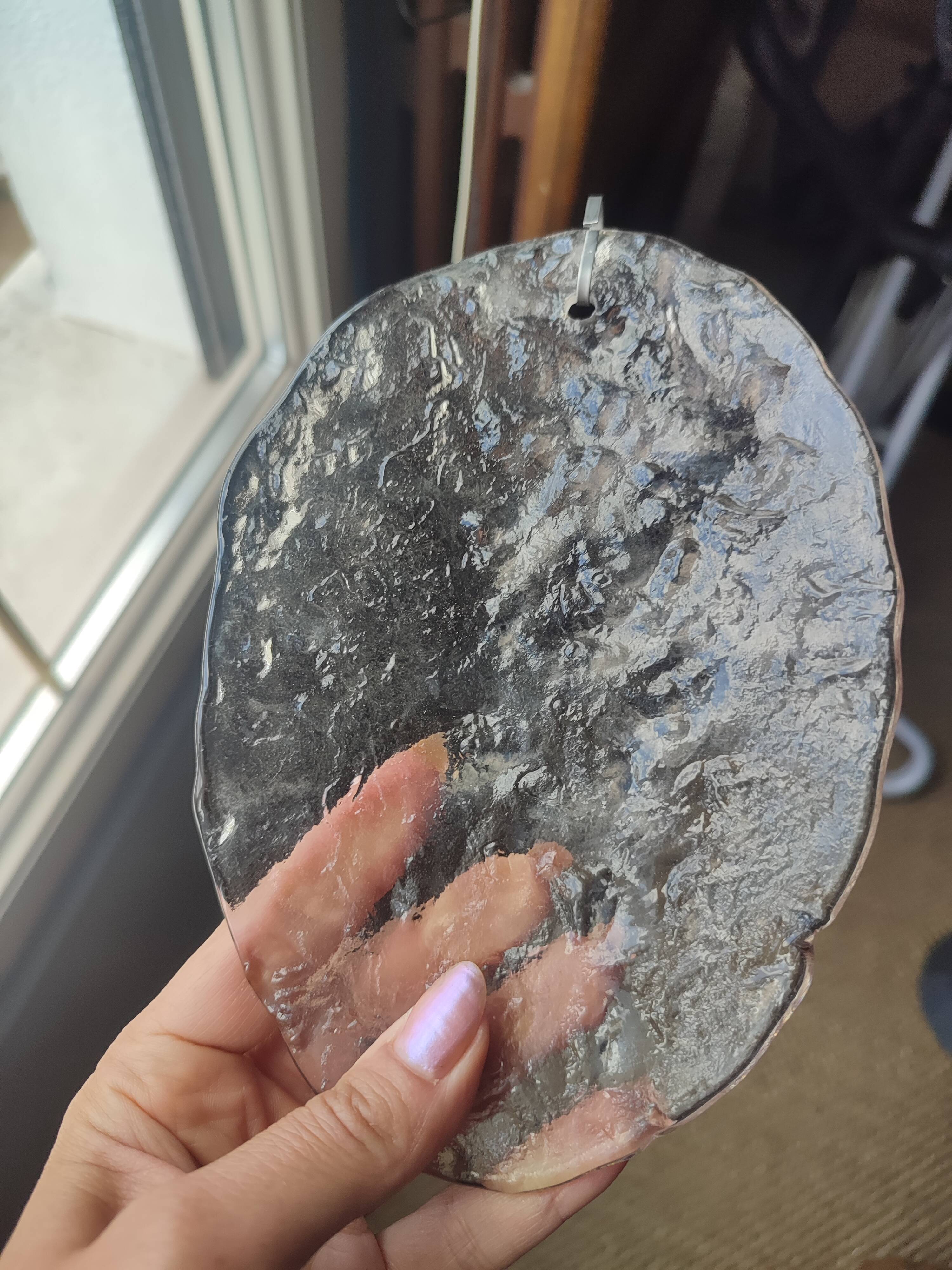 Vintage Murano Glass Disc Chandelier