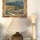Provence oil from the 1950s under glass