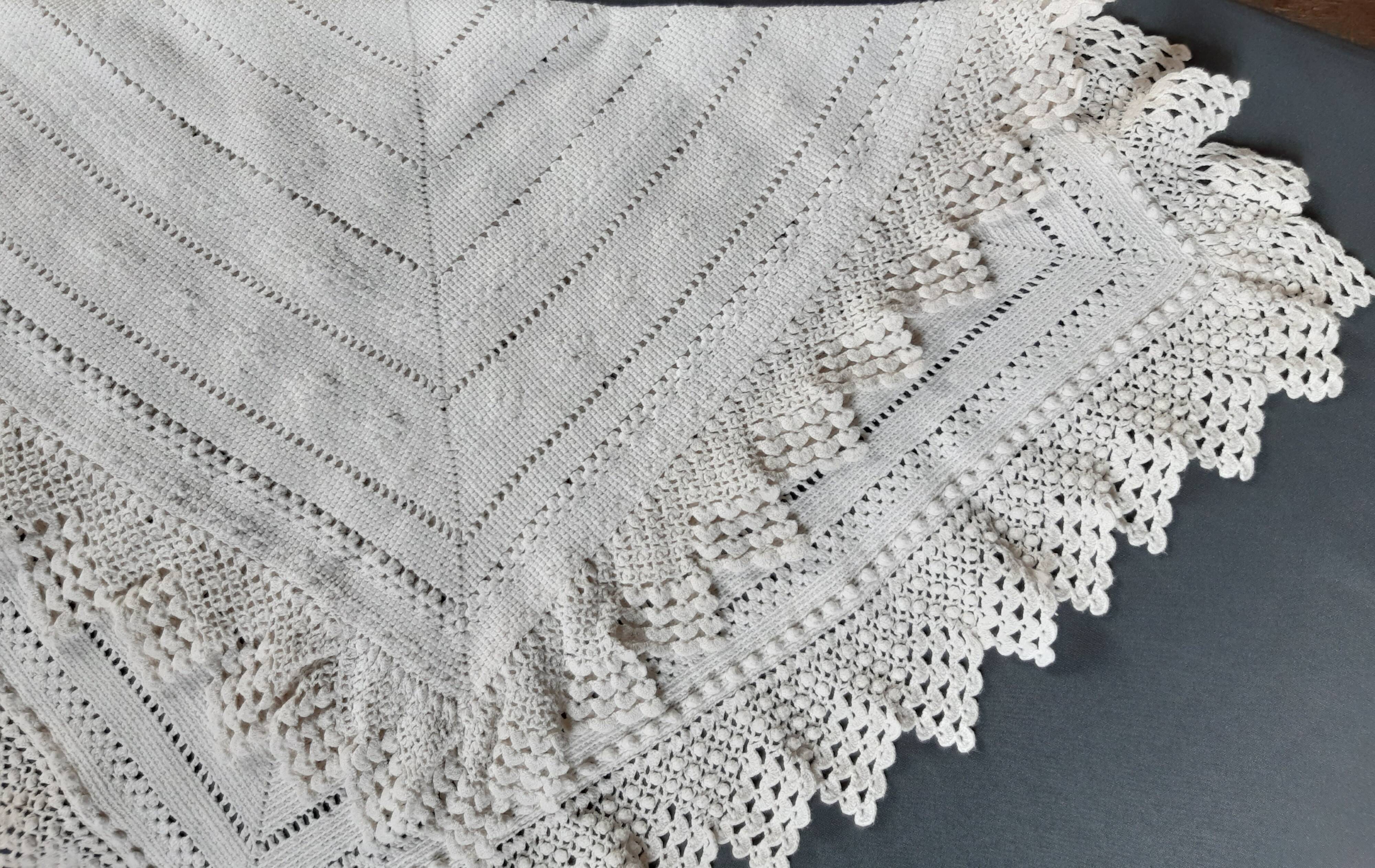 Crochet cushion top