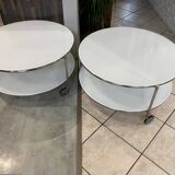 STRIND coffee table by Ehlen Johansson for IKEA, vintage white, 1970s