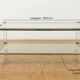 Hollywood Regency coffee table in Plexiglass and brass – 1970 design