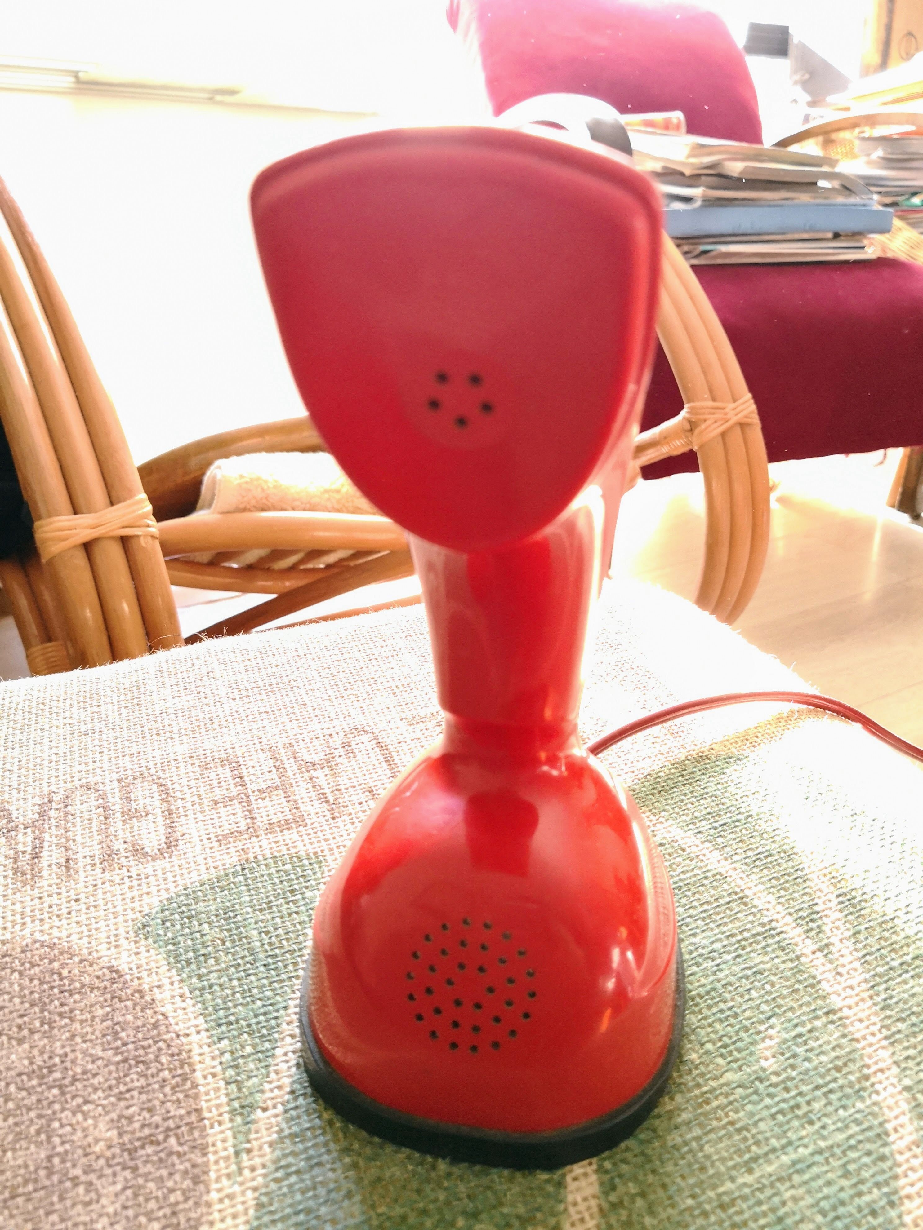 Red ERICOFON telephone