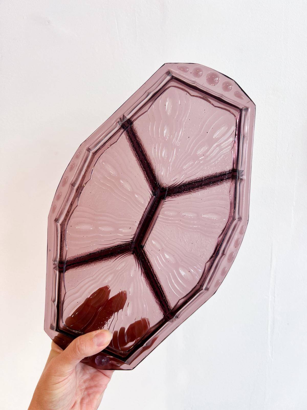 Vintage Art Deco compartmentalised plate