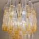 Mid-Century Murano Glass Chandelier "Polyhedr" by Carlo Scarpa for Venini, Italy, 1960s