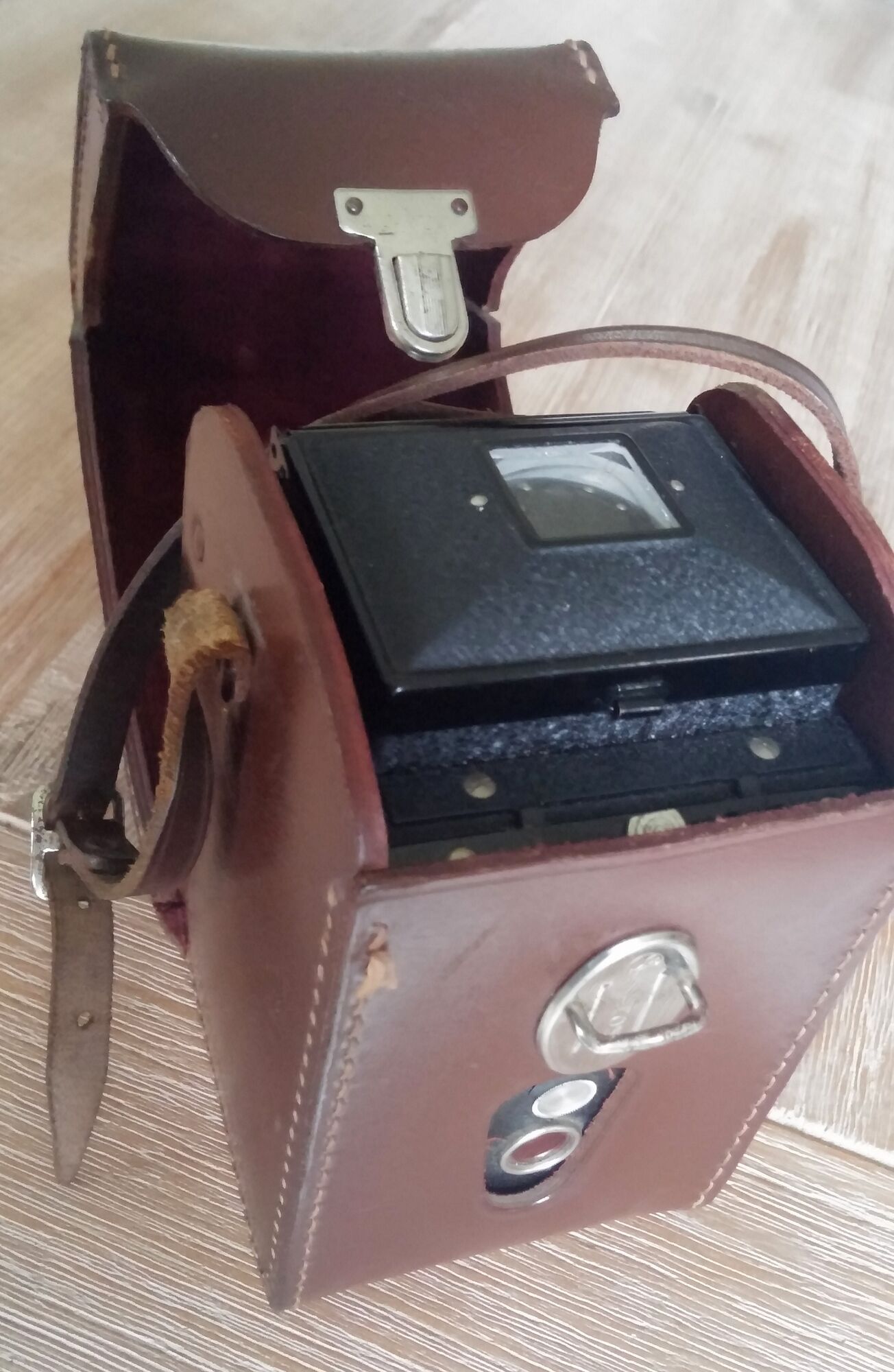 Appareil Photo Reflex Bi-objectif (TLR) Kinax Kinaflex D'occasion – Complet Avec Son étui