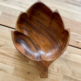 Plat en bois artisanal