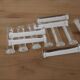 Set of 12 vintage glass knife rests – Original box – Hungary