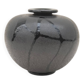 Glass vase by Robert Pierini, France 1980