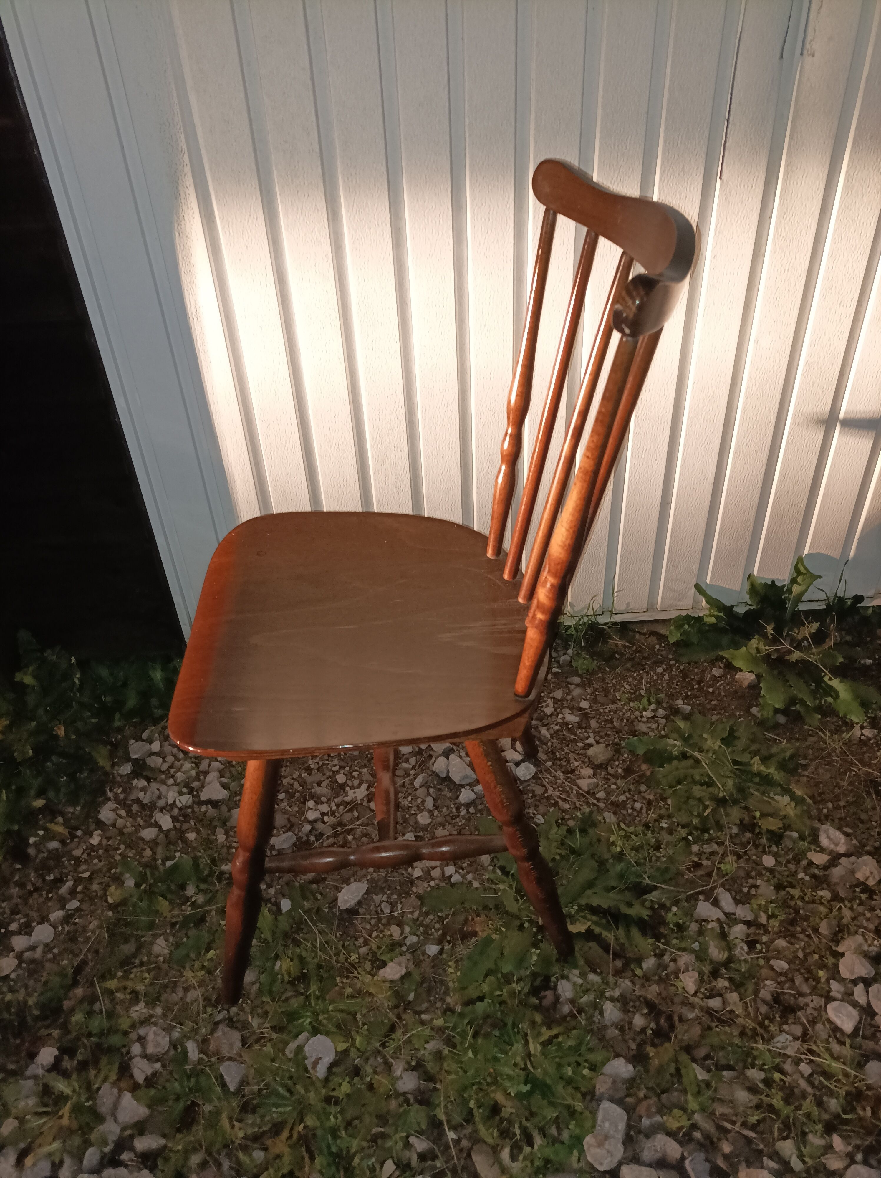 Old Baumann minuet vintage wood bistro chair