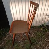 Ancienne chaise bistrot Baumann menuet bois vintage