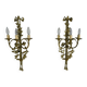 Bronze Wall Sconces, after C. Galle, Napoleon III period – Mid