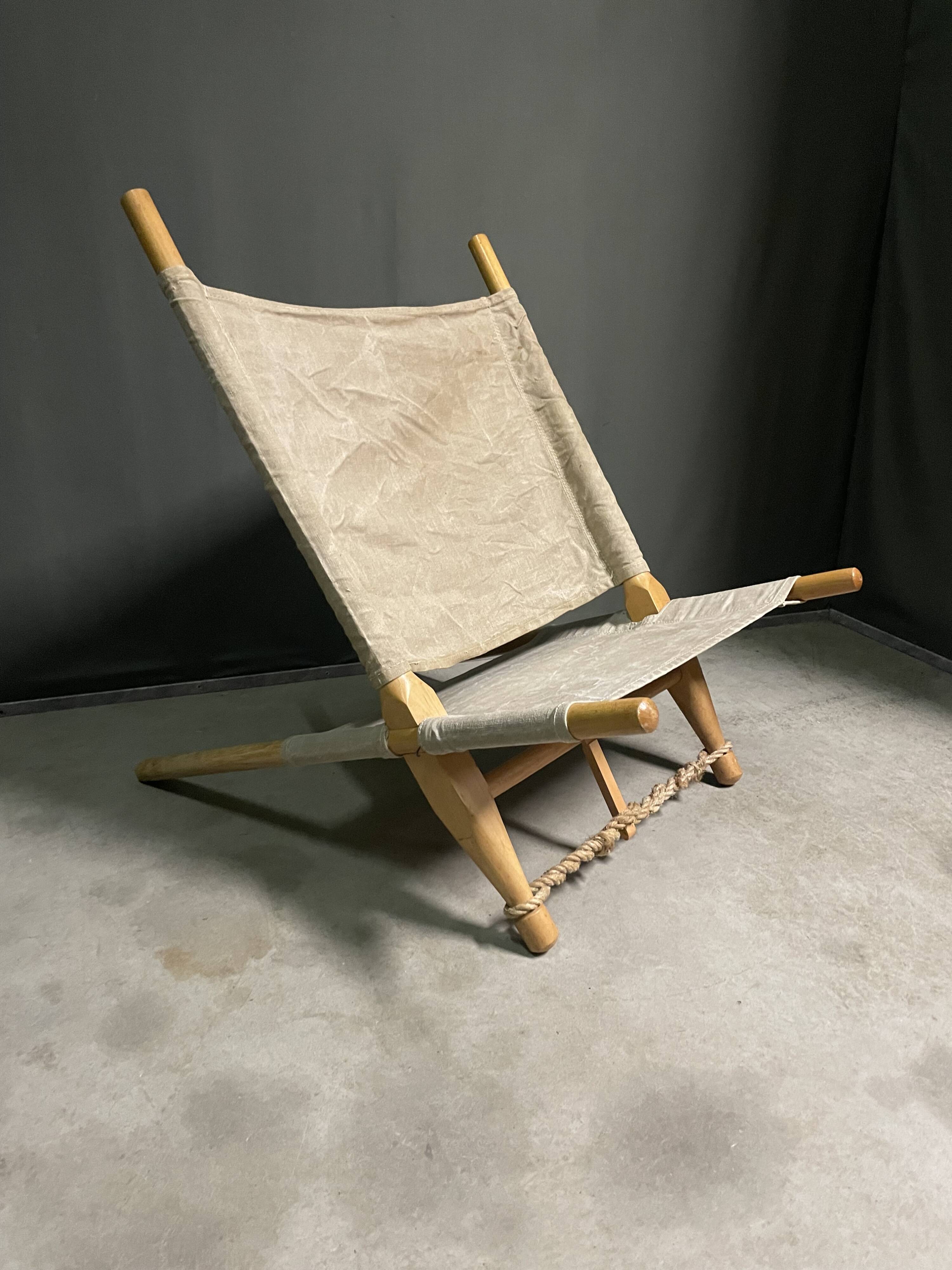 Vintage Saw Chair by Ole Gjerlov Knudsen for Cado, Denmark 1958