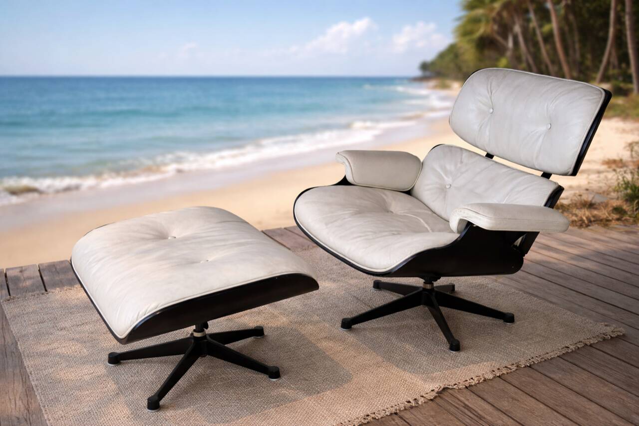 Charles et Ray EAMES – Édition MOBILIER International : Fauteuil Lounge et