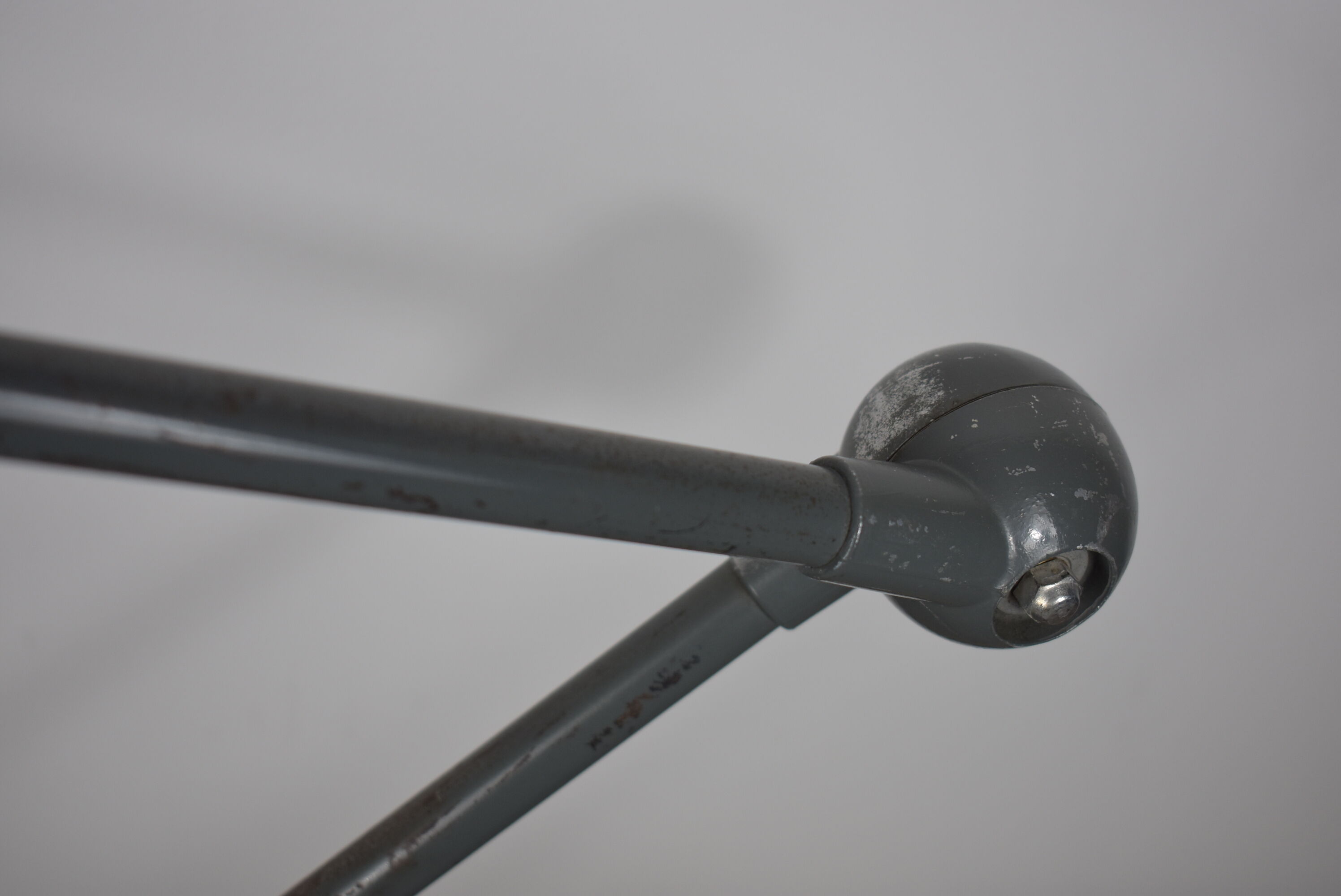 Jielde lamp on industrial metal base