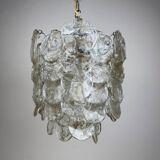 Vintage Murano glass chandelier by Mazzega, Italy 1970s