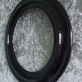 Napoleon III black oval frame