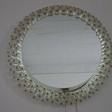 Austrian Illuminated Flower Mirror, 1960s