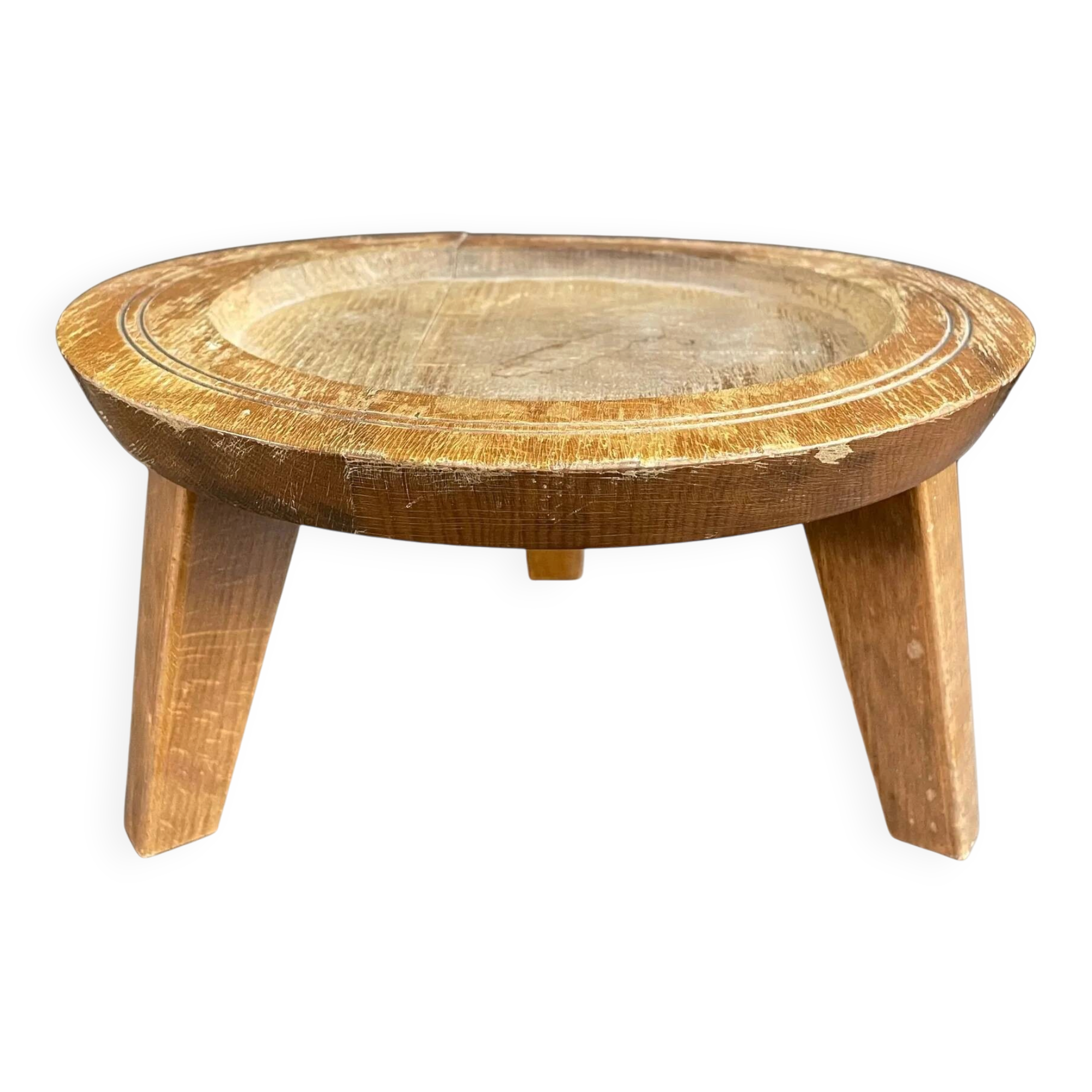 Compass leg plant stand Pago in wood