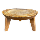 Compass leg plant stand Pago in wood