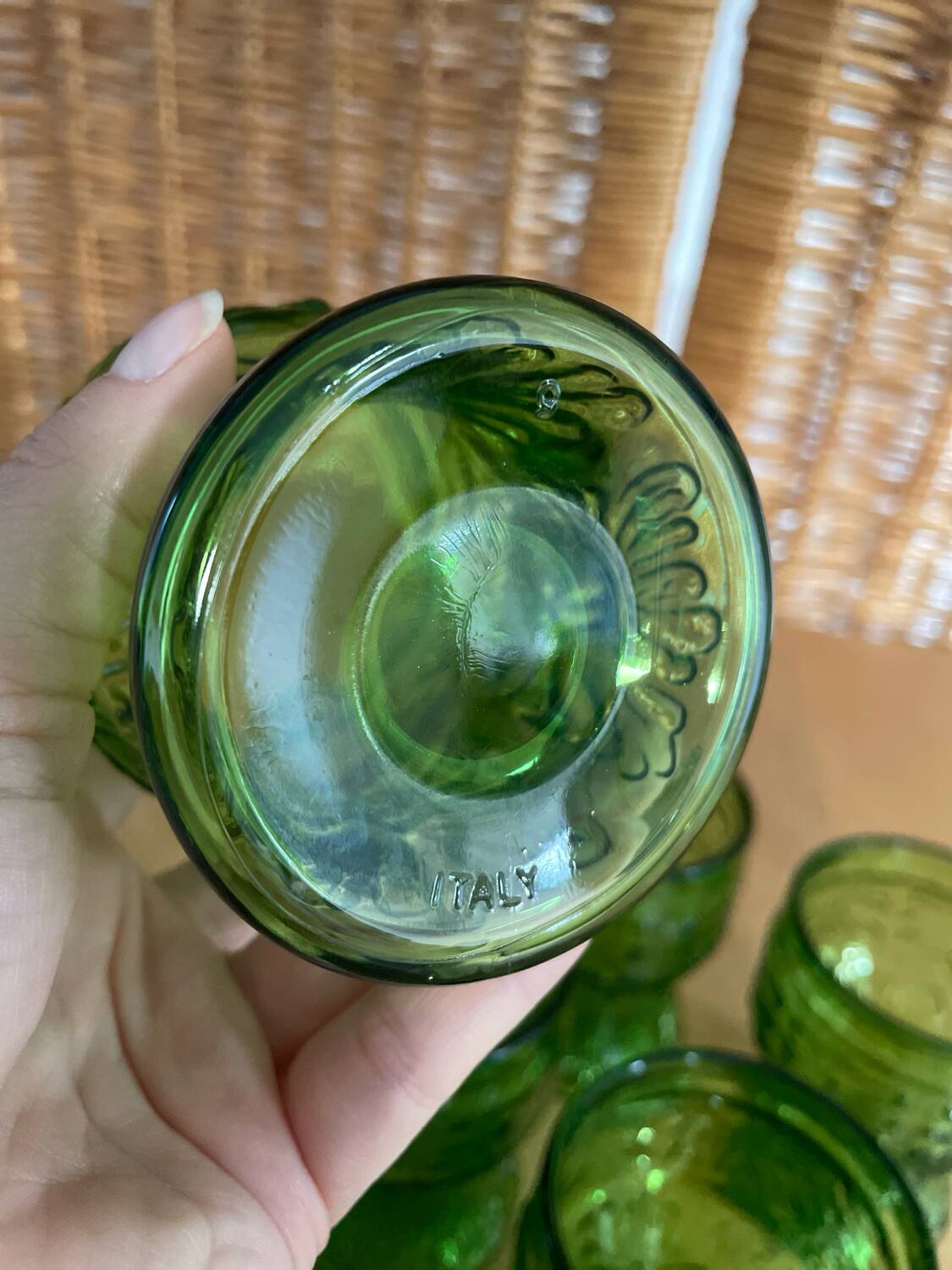 Vintage Italian Water Glasses