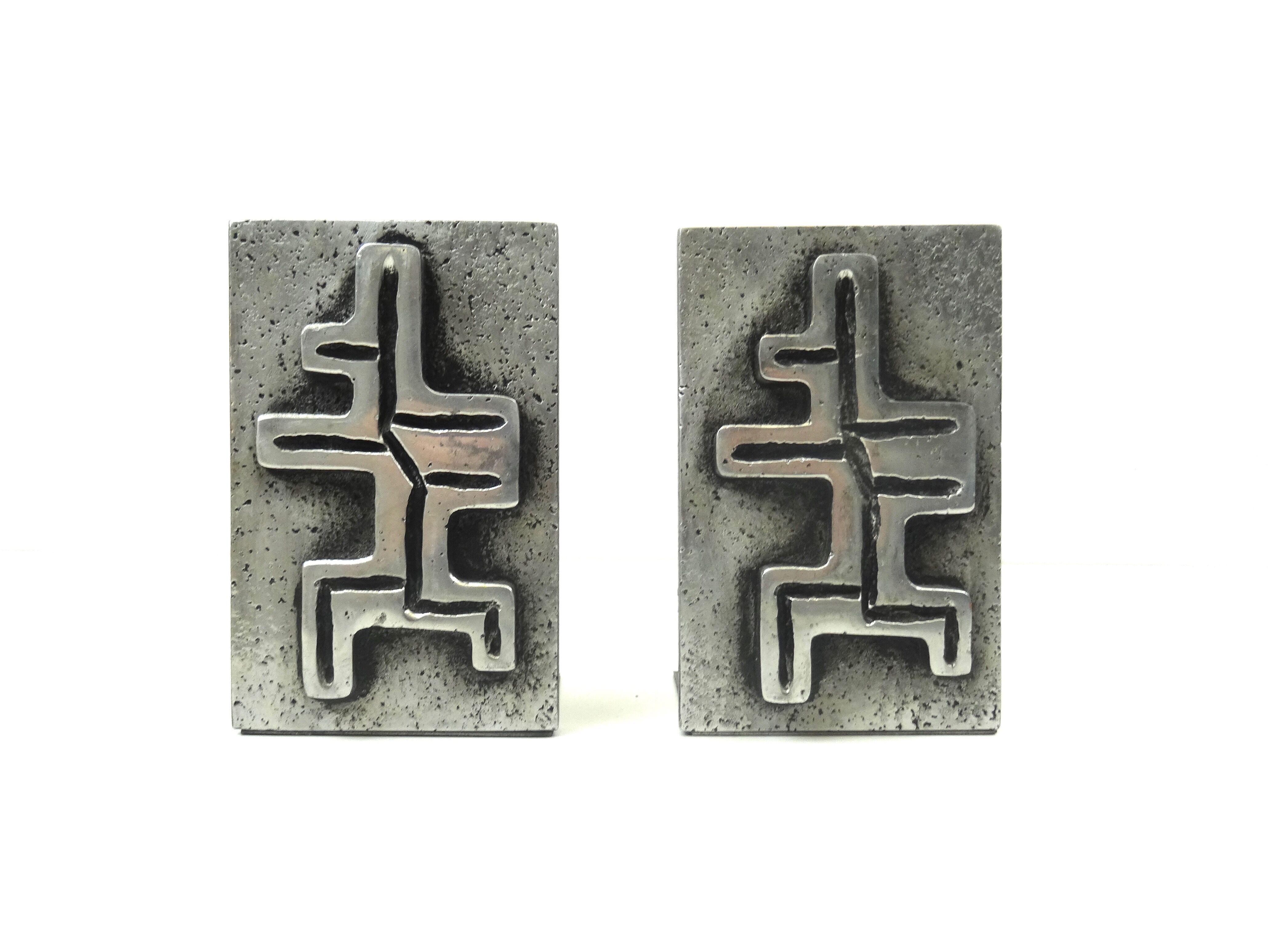 Pair of mid century bookends