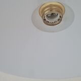 Enamelled sheet metal pendant light