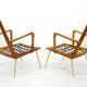 Armchairs by Hans Mitzlaff for Eugen Schmidt, Germany, 1950
