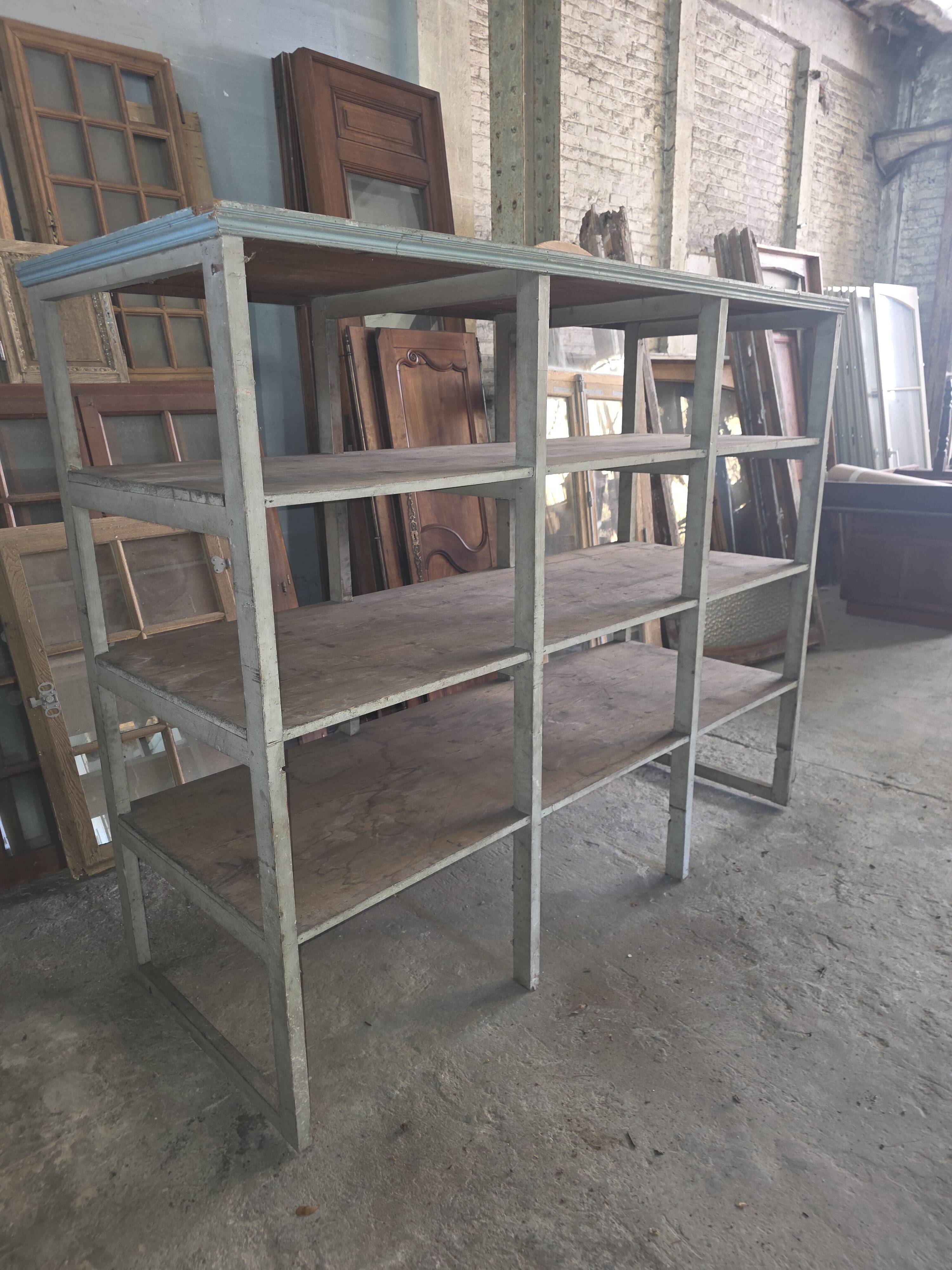Old shop bookshelf