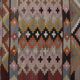 Vintage Turkish hallway rug 80x426 cm
