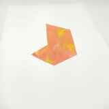 Geometric minimalist painting