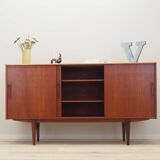 Teak highboard, Danish design, 1960s, production: Denmark