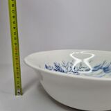 Earthenware vegetable with blue décor Gien Wedgwood