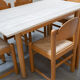 Table vintage Hank Lowenstein Padua et 6 chaises, des années 70
