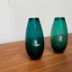 Mid-century German glass vases by Karl Friedrich Glas, 1960s, set of 2.