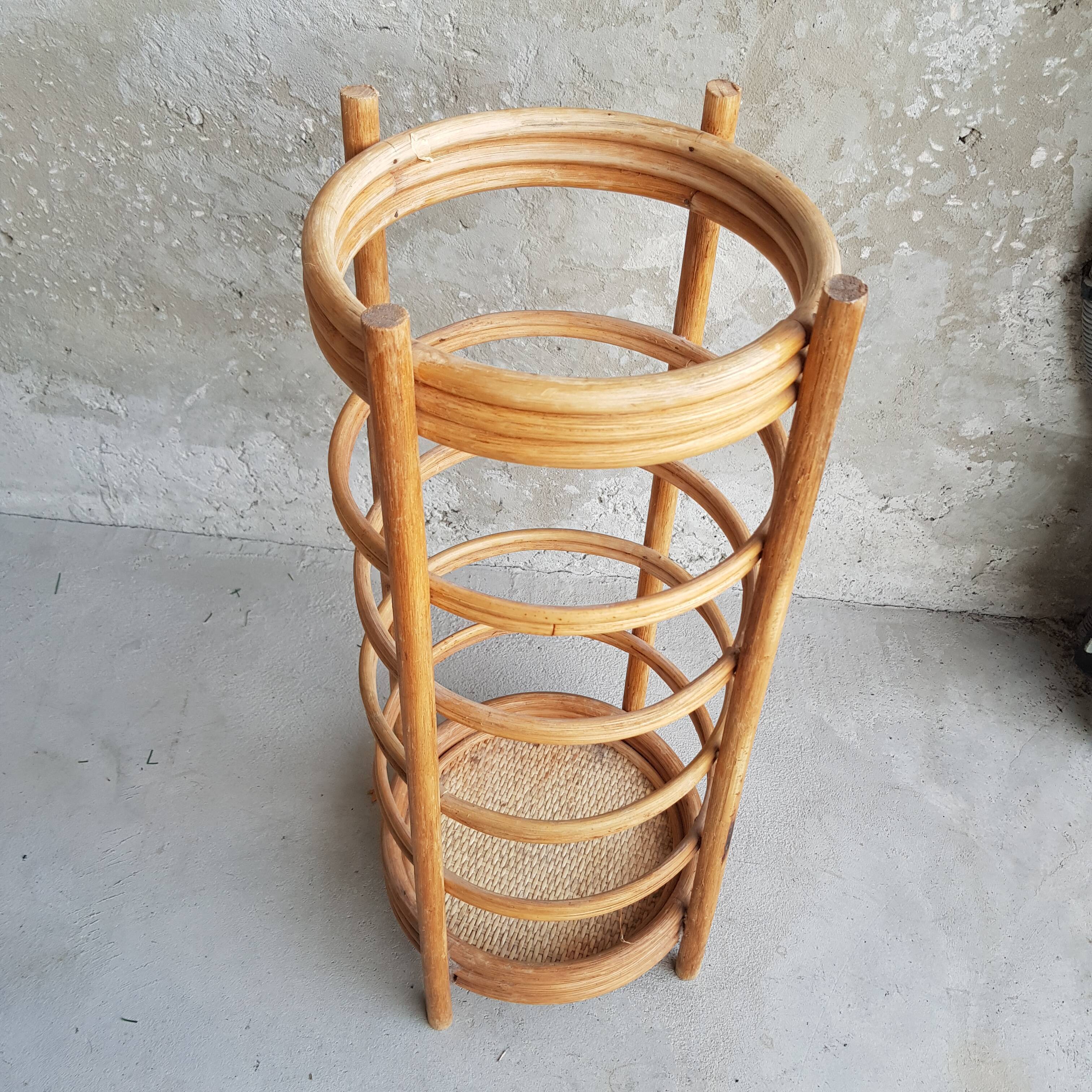 Bamboo umbrella holder