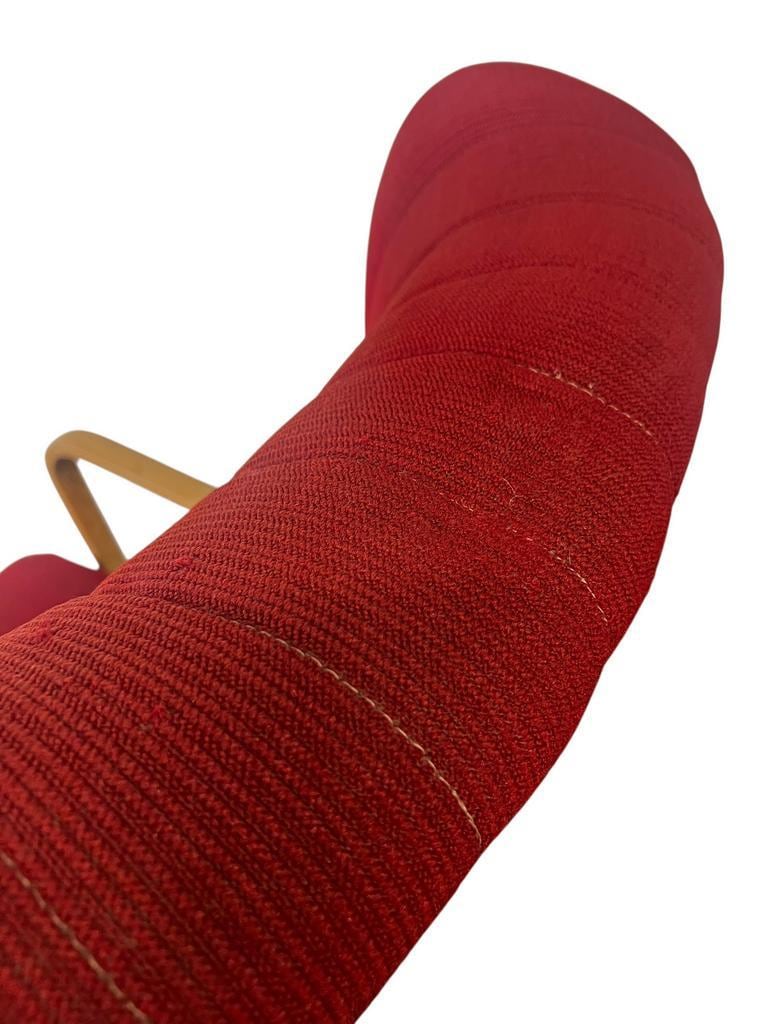 Vintage Scandinavian armchair with a high back / single seat